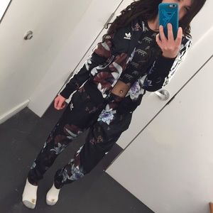 Adidas Floral Track Suit